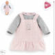 Robe et T-Shirt Bords de Loire - COROLLE - Vetements - Pour Poupon 30cm - Des 18 mois