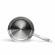 Brigade - Casserole en acier inoxydable 20 cm - LIVOO - MEP161 - Acier inoxydable Triply - Tous feux dont induction - Made in…