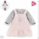 Robe et T-Shirt Bords de Loire - COROLLE - Vetements - Pour Poupon 36cm- Des 2 ans