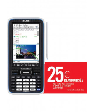 CASIO Calculatrice graphique FX CP 400+E (Mode examen) grise