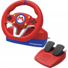 Hori - Volant de course Wheel Pro Mini Mario Kart avec pédales pour Nintendo Switch - Rouge et bleu