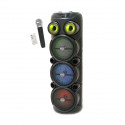 Enceinte karaoké lumineuse - INOVALLEY - KA129-XXL - Bluetooth V5.0 - 90 cm - 1000 W - Haut-parleurs 3 x 8'' - Micro sans fil…