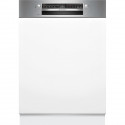 Lave-vaisselle semi-encastrable BOSCH SMI2HTS02E SER2 - 13 couverts - Induction - L60cm - 46 dB - Acier Brossé
