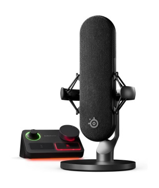 Micro Gaming XLR de qualité studio - STEELSERIES - ALIAS PRO - Noir