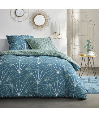 Parure de couette - TODAY - Sunshine 0.13 - 220x240cm - 2 personnes - Imprimée - Coton 57 fils