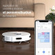 EZVIZ RE5 - Aspirateur Robot Laveur -  4000 Pa - 300 ml - Blanc