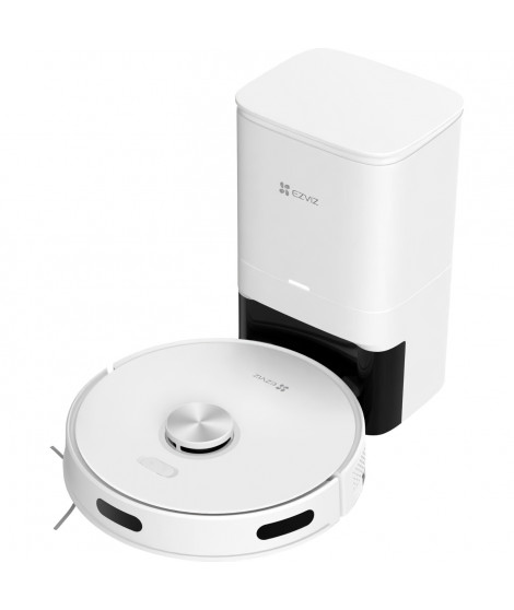Aspirateur Robot Laveur - EZVIZ RE5 Plus - 4000 Pa - 300 ml - Blanc