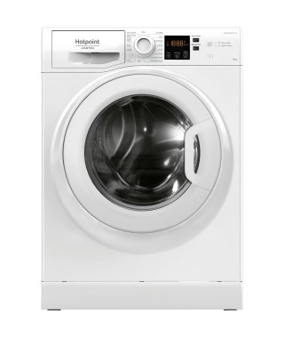 Lave-linge hublot HOTPOINT NS11469FWKFR -  11 kg - Induction - L60cm - 1400 trs/min - Classe A - Blanc
