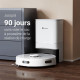 Aspirateur Robot Laveur - EZVIZ RE5 Plus - 4000 Pa - 300 ml - Blanc