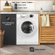 Lave-linge hublot HOTPOINT NS11469FWKFR -  11 kg - Induction - L60cm - 1400 trs/min - Classe A - Blanc