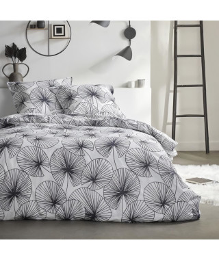 Parure de couette - TODAY - Sunshine 0.14 - 220x240cm - 2 personnes - Imprimée - Coton 57 fils