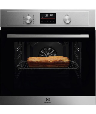 Four encastrable multifonction pyrolyse - ELECTROLUX - COH4P06BX3 - Inox - Anti-trace - Porte froide 4 verres - 59 x 59,4 x 5…