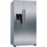 Réfrigérateur américain - BOSCH SER6 - KAD93AIDP - Machine a glaçons - Classe D - 562 L - 178,7 x 90,8 x 70,7 cm - Acier brossé