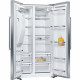 Réfrigérateur américain - BOSCH SER6 - KAD93AIDP - Machine a glaçons - Classe D - 562 L - 178,7 x 90,8 x 70,7 cm - Acier brossé
