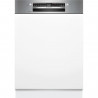 Lave-vaisselle semi-encastrable BOSCH SMI6ZCS10E SER6 - 14 couverts - Induction - L60cm - 40 dB - Classe B - Acier Brossé