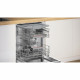 Lave-vaisselle semi-encastrable BOSCH SMI6ZCS10E SER6 - 14 couverts - Induction - L60cm - 40 dB - Classe B - Acier Brossé