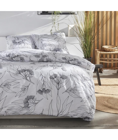 Parure de couette - TODAY - Sunshine 17.8 - 220x240cm - 2 personnes - Imprimée - Coton 57 fils