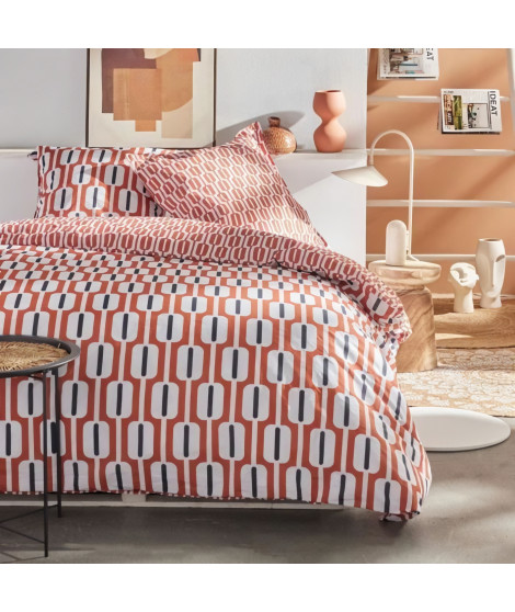 Parure de couette - TODAY - Sunshine 17.16 - 240x260cm - 2 personnes - Imprimée - Coton 57 fils