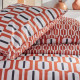 Parure de couette - TODAY - Sunshine 17.16 - 240x260cm - 2 personnes - Imprimée - Coton 57 fils