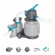 Filtre a sable / pompe de filtration pour piscine jusqu'a 42 m3- Bestway - 6 056 L/h - Avec préfiltre