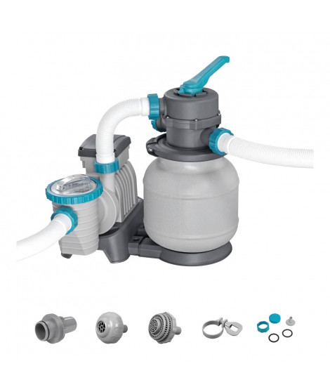 Filtre a sable / pompe de filtration pour piscine jusqu'a 42 m3- Bestway - 6 056 L/h - Avec préfiltre