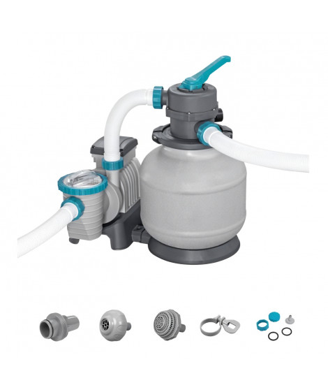 Filtre a sable / pompe de filtration pour piscine jusqu'a 54 m3- Bestway - 8 327 L/h - Avec préfiltre