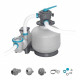 Filtre a sable / pompe de filtration pour piscine jusqu'a 66 m3 - Bestway -11 355 L/h - Avec préfiltre