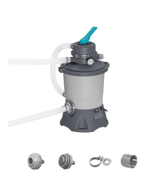 Filtre a sable / pompe de filtration pour piscine jusqu'a 18 m3- Bestway - 3 596 L/h - Avec préfiltre