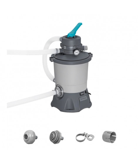 Filtre a sable / pompe de filtration pour piscine jusqu'a 18 m3- Bestway - 3 596 L/h - Avec préfiltre