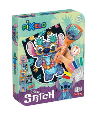 JOUET - LANSAY - Pixelo Stitch - 8 illustrations - Multicolor - Des 6 ans