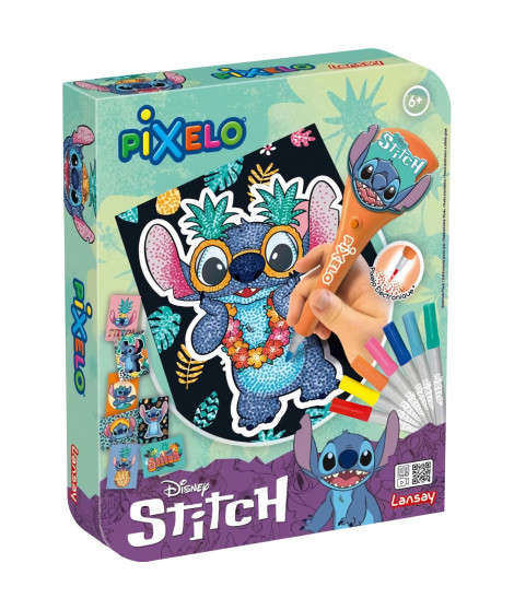 JOUET - LANSAY - Pixelo Stitch - 8 illustrations - Multicolor - Des 6 ans