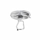 Ventilateur industriel de sol - Brasseur d'air - OCEANIC - 120 W - 3 vitesses - Ø 45 cm - Chromé