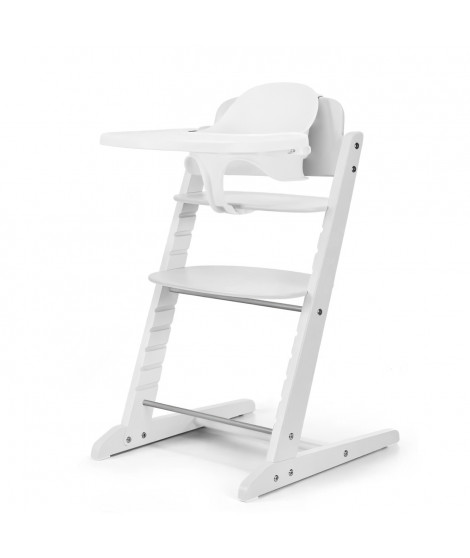 Chaise haute évolutive - CYBEX - IRIS 3-en-1 - Bois - Baby set & plateau inclus - All White