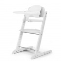 Chaise haute évolutive - CYBEX - IRIS 3-en-1 - Bois - Baby set & plateau inclus - All White