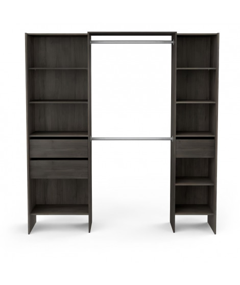 Kit dressing extensible - MIAMI - Chene Waterford - 191,8 x 50 x 204,5 cm - DEMEYERE