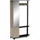 Vestiaire manteaux - SCHUSTER - Chene Kronberg / Noir - 108,4 x 33,9 x 183,8 cm - DEMEYERE