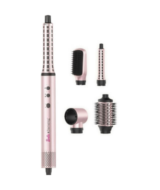 Brosse soufflante - DEMELISS - Air Flow Styler Barbie Edition - 3 vitesses - Rose