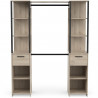 Kit dressing - GARY - Chene Kronberg / Noir mat - 159,8 x 49,5 x 200,3 cm - DEMEYERE
