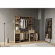 Kit dressing - GARY - Chene Kronberg / Noir mat - 159,8 x 49,5 x 200,3 cm - DEMEYERE