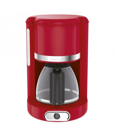 MOULINEX - Cafetière filtre 10-15 tasses Rouge - Soleil - FG381510
