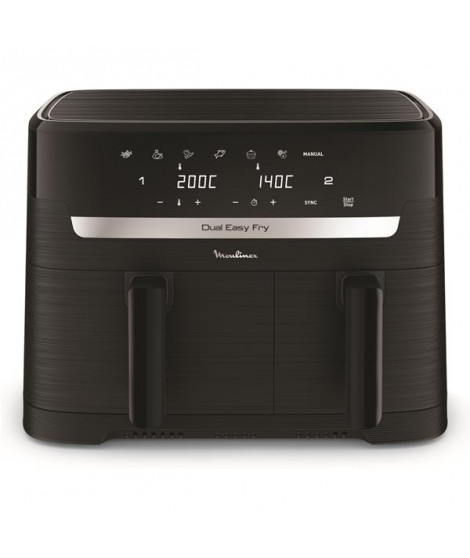 MOULINEX - Friteuse à air chaud / airfryer 8.3 L - Easy Fry Dual - EZ901N20