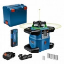Laser rotatif Bosch Professional GRL 650 CHVG avec piles, cellule de réception, support de fixation, en L-Boxx - 0601061V01