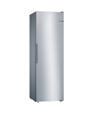Congélateur armoire - BOSCH SER4 - GSN36VLEP - Classe E - 242 L - 186 x 60 x 65 cm - Inox