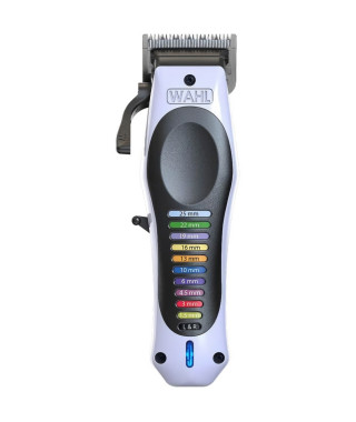 Tondeuse a cheveux - WAHL - ColorPro Cordless Lithium - 240 V - 120 min - Blanc / Noir