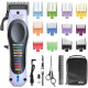 Tondeuse a cheveux - WAHL - ColorPro Cordless Lithium - 240 V - 120 min - Blanc / Noir