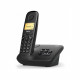 Téléphone Fixe GIGASET A170A Noir - Répondeur - Répertoire 50 contacts - Enregistrement 25 min