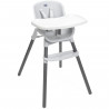 Chaise haute - CHICCO -  Zest - Des 6 mois - Gris