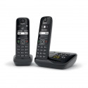 Téléphone Fixe AS690 A Duo Noir - GIGASET - Répondeur 20 min - Mains-libres performant - Affichage ultra-lisible