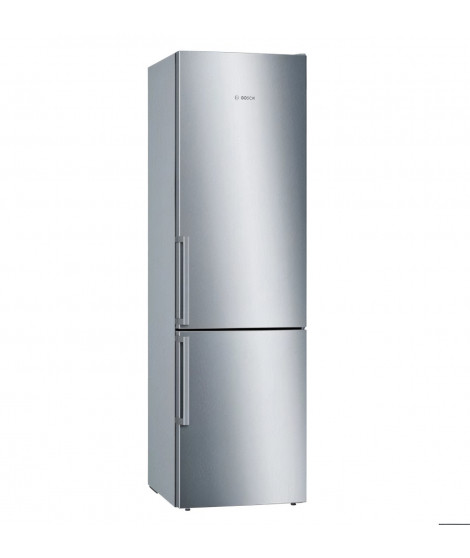 Réfrigérateur combiné - BOSCH - KGE398IBP - Classe B - 343 L - 201 x 60 x 65 cm - Acier brossé