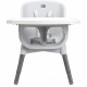Chaise haute - CHICCO -  Zest - Des 6 mois - Gris